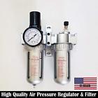 689855985771 Air Aircompressor Accessories Twin Filter Regulator Lubricator Control