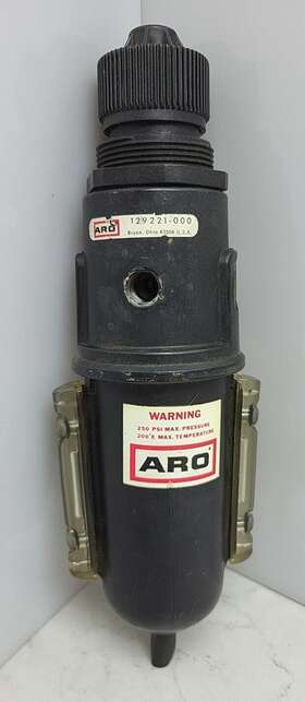 129221-000 Aro Compressed Air Lubricator 250 Psi Max Used See Pictures