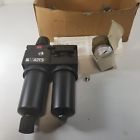 C105-04bldjddr Watts Fluidair Integral Filter Regulator Lubricator With Gauge