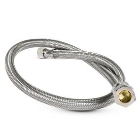 Everflow 27620-nl 20 Inch Ss Braided Delta Flex 3/8 Mip Comp X Fip
