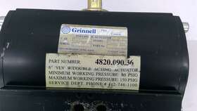 Grinnell Gsr 20 90 I Pneumatic Actuator