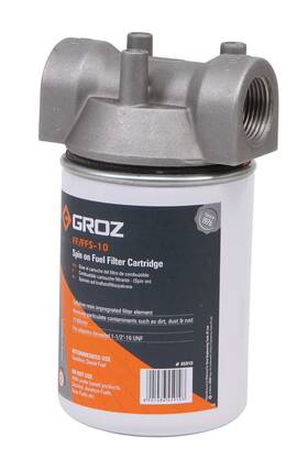 45903 Groz 10-micron Water Block Fuel Filter Spin On Cartridge Style 1 Inch Npt