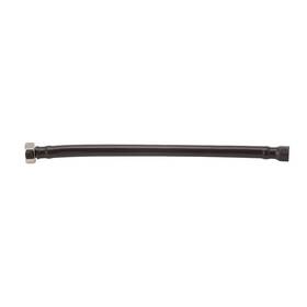 136ssbrun Jaclo Flex Brunette Ss 3/8 Od X 1/2 Ips 20