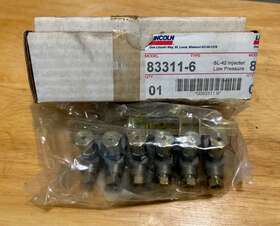83311-6 Lincoln Centro-matic Oil Injector Assembly 6-unit 1/8 Inch Npt Sl-42 Nwb