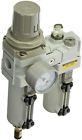 Sau3010m-n03dg-mep Pneumaticplus Piece Compressed Air Filter Regulator