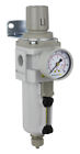 Saw4000m-n04bg-mep Pneumaticplus Factorydirect Air Filter Regulator Piggyback Manual Drain Metal Bowl