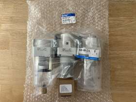 Ac40-n04g-z-a Smc Air Filter Regulator Lubricator Unit F/r/l Combo Modular