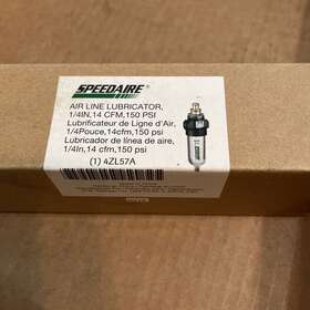 4zl57a Speedaire Air Line Lubricator 1/4 Inch 14 Cfm 150 Psi