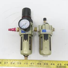 Al3000-03 Tomos Aw3000-03 And 3/8 Inch Npt Pneumatic Filter Regulator Lubricator Assy