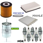 Tune Up Kit Air Oil Fuel Filters Spark Plugs For Volvo XC70 2003. Fixed Price $130.75.