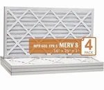Purolator Key Merv 8 Mpr 600 16X25X1 Pleated Air Filter 4-PACK. Fixed Price $36.00.