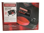 Craftsman Inflator 75114 Portable Air Pump 12V 30PSI Red/black. Fixed Price $34.99.
