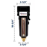 1" Npt Large Air Filter Compressor Water Moisture Trap Dryer Bowl Unit. Fixed Price $161.99.