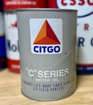 Vintage Nos Citgo Series Motor Oil Can Quart Full. Fixed Price $24.99.