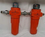 Domnick Hunter Oh 2858-5 Inline Pair Oil-x Housing Filters & Psi Pressure Gauges. Fixed Price $300.00.