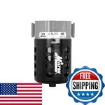 Tru-flate Milton Industries 1019 3/8 Npt Polycarbonate Frl Micro Filter Black. Fixed Price $61.48.