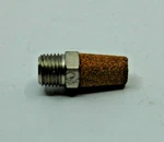 Norgren, #MS002A, Muffler, 1/4"NPT, Sintered Bronze Mosier Fluid Pow -surplus-. Fixed Price $50.00.