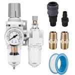 Nanpu 1/4" Npt Compressed Air Filter Regulator Lubricator Combo Water/oil Trap. Fixed Price $39.10.