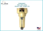 Norgren F08-200-A3DA Inlet 250PSIG/ Temp 175 C Max Inline Air Filter. Fixed Price $75.00.