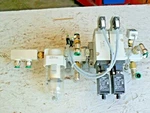 Smc Air Assembly 2- VP744-5DZ1-04N-M-X538-AF40-NO4-Z-A-OMRON D4N-9B31-GAUGE. Fixed Price $550.00.