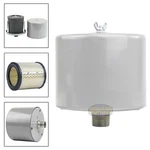 1" Air Compressor Intake Filter Silencer Metal Canister Housing One Inch. Fixed Price $58.50.