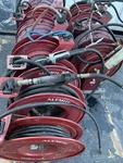 (12) Alemite 7335-B Heavy Duty Oil/air/water Hose Reel W/50 Shop Mechanic Tools. Fixed Price $1500.00.