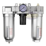 1" Compressed Air Moisture Filter Regulator Oiler Separator Lubricator Combo Hd. Fixed Price $159.95.