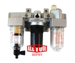 1/4" Combo Air Line Particulate Filter Moisture Trap Lubricator Regulator. Fixed Price $47.00.