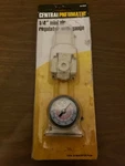 Central Pneumatic 1/4 Air Line Filter/ Regulator With Gauge Missing Parts. Fixed Price $99.99.