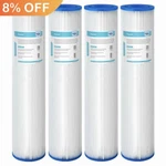 Pack 20"X4.5" Whole House Washable Pleated Sediment Water Filter For Big Blue. Fixed Price $75.15.