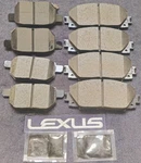 New Front & Rear 2010-2020 Lexus CT200H Ceramic Brake Pads Set Oem Grease. Fixed Price $109.99.