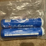 Mobil Polyrex Em Electric Motor Bearing Grease, Blue, Polyurea, 13.7 Oz. 2 Tubes. Fixed Price $30.00.