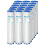 18PCS 20"X4.5" For Big Blue Whole House Pleated Sediment Water Filter Cartridges. Fixed Price $268.76.