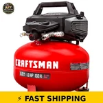 Craftsman 6 Gallon Portable Pancake Air Compressor - Oil Free 150 Psi. Fixed Price $169.99.