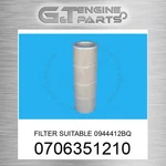 07063-51210 Filter Suitable 0944412BQ Fits Komatsu (new Aftermarket). Fixed Price $41.99.