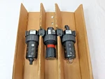 Parker Piece Combo Filter Regulator Lubricator 1/4" 125 Psi 06B12A13A2BC. Fixed Price $220.00.
