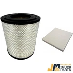 Engine & Cabin Air Filter Compatible With Freightliner Columbia, Coronado. Fixed Price $48.99.