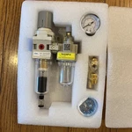 Nanpu 1/4 Npt Compressed Air Filter Lubricator Combo Water/oil Trap Separator. Fixed Price $18.50.