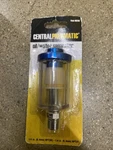 Nos Central Pneumatic Oil Water Separator 1/4" Item 68246. Fixed Price $13.50.
