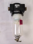 Vintage Sears Air Line Filter 282-160092 Pneumatic Water Trap 150 Psig Max. Fixed Price $49.00.