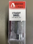 Alemite B321320 Straight Swivel 1/4 Nptf. Fixed Price $24.95.