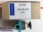 Wilkerson F00-02-000 1/4" Filter Nib. Fixed Price $39.00.