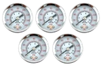 Qty Air Pressure Gauge 1.5" Center Back Mount 1/8" Npt 1-1/2" Dial 0-160 Psi. Fixed Price $23.99.