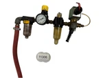 Parker 14F11BA Air Filter Regulator Lubricator Frl Assembly W/ Gauge & Solenoid. Fixed Price $99.99.
