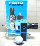 Festo Pneumatics, FRC-3/8-S-B, 3/8" Npt. Regulator/oiler, New (n). Fixed Price $145.00.