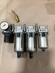 Smc Pneumatic Air Regulator/filter Set- See Description For Part Numbers. Fixed Price $149.99.