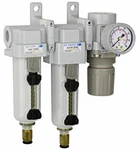 Pneumaticplus Compressed Filters 10 + 0.1 Regulator 3/8" Npt SAU330-N03DG-MEP. Fixed Price $186.99.
