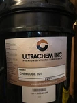 Chemlube 201 Compressor Oil MIL-L-6085A Ultrachem Synthetic Gallon. Fixed Price $250.00.