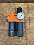 Two Metal Work Pneumatic Lubricator Npt P.max 170 Psi With Pressure Gauge. Fixed Price $74.90.