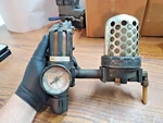 Master Pneumatic L28D-4 Lubricator With Filter Regulator (VR15). Fixed Price $25.00.